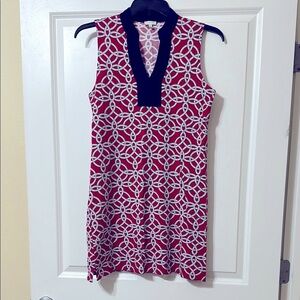 Talbots Nautical Print Sleeveless Shift‎ Dress, Women’s Size Small